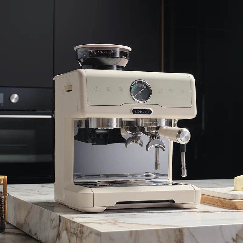 Espresso Commercial Coffee Machine Small Home Grinding Integrated Semi-Automatic Coffee Machine - FLORANZANI- Beauté & Santé