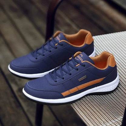 New Men Shoes Casual Shoes Leather Lace-Up Casual Sports Shoes Outdoor Wear-Resistant Vulcanized Shoes High-Quality Men Shoes - FLORANZANI- Beauté & Santé