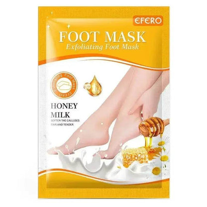 1 Pag = 1 Pair Honey Foot Mask For Remove Dead Skin Calluses Exfoliating Foot Mask Feet Cream Whitening Foot Spa Skin Care Tool - FLORANZANI- Beauté & Santé