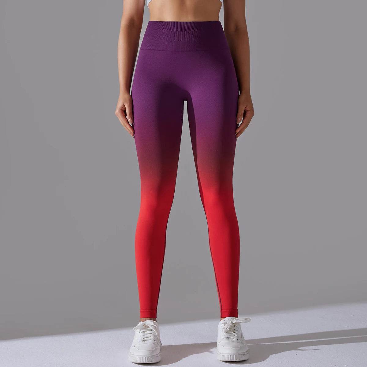 Gradual Change Yoga Pants High Waisted Gym Leggings Sport Women Fitness Seamless Female Legging Tummy Control Running Training - FLORANZANI- Beauté & Santé