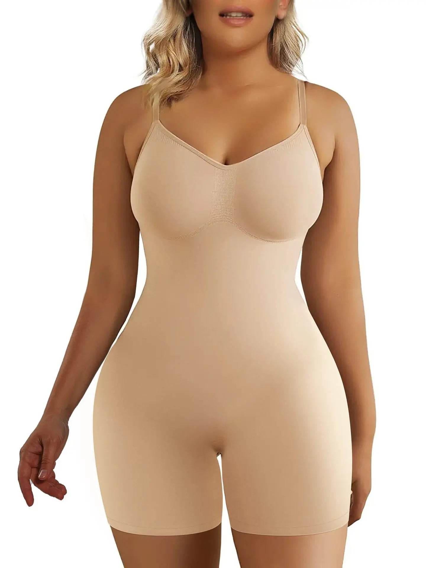 Bodysuit for Women Tummy Control Shapewear Seamless High Waist Flat Belly Belt Stretch Shapewear Body Shaper - FLORANZANI- Beauté & Santé