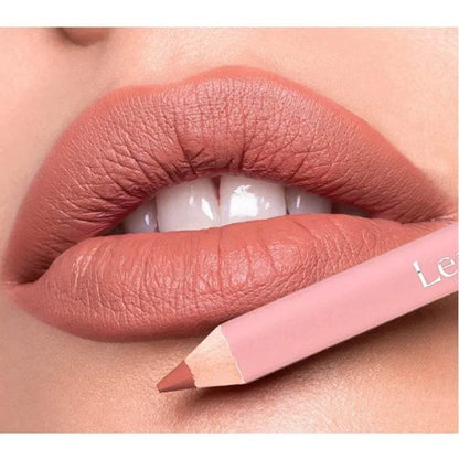 12Color Matte Lipliner Pink Lip Liner Pencil Waterproof Plumping Stain Lipstick Natural Nude Outline Lips Contour Makeup girl - FLORANZANI- Beauté & Santé