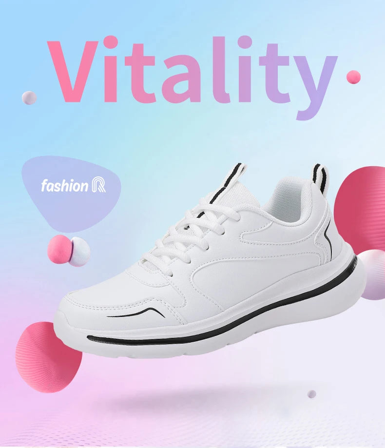 Women Casual Sneakers Running Sport Shoes Mesh Breathable Female Walking Jogging Shoes Comfortable Black White Tennis Sneakers