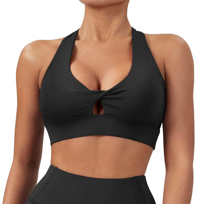 Sports Yoga Bras Women Crop Top Breathable Yoga Bra Push up Shockproof Workout Top Women's underwear Sports Top For Fitness - FLORANZANI- Beauté & Santé