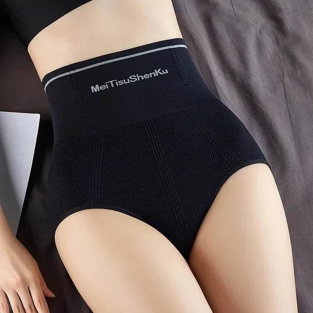 Women High Waist Shapewear Panties Seamless Flat Belly Reducing Panty Hip Lift Tummy Control Underwear Comfort Briefs Underpants - FLORANZANI- Beauté & Santé