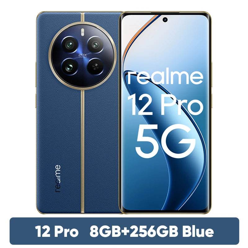 [World Premiere] realme 12 Pro 5G Smartphone 32MP Telephoto Portrait Camera Sony IMX882 OIS Camera Snapdragon® 6 Gen 1 Processor - FLORANZANI- Beauté & Santé