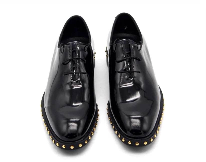 Business Casual Party Brogue Dress Shoes high quality shoes for men fashion black lace up men shoes - FLORANZANI- Beauté & Santé