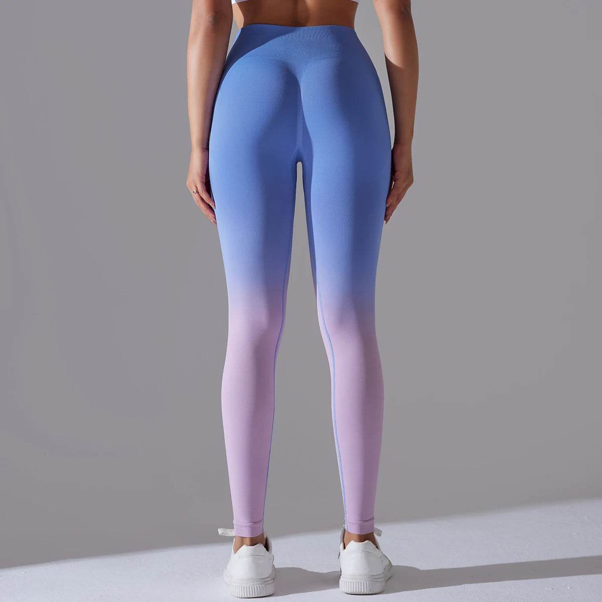 Gradual Change Yoga Pants High Waisted Gym Leggings Sport Women Fitness Seamless Female Legging Tummy Control Running Training - FLORANZANI- Beauté & Santé