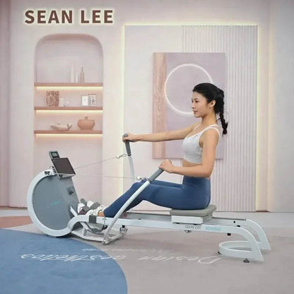 Foldable double-track smart rowing magnetoresistance, silent home fitness equipment - FLORANZANI- Beauté & Santé