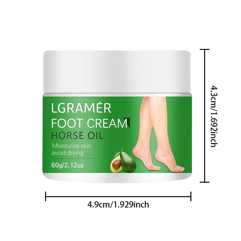 Avocado Anti Crack Foot Cream Herbal Anti-Drying Heel Chapped Repair Balm Dead Skin Remove Foot Mask Moisturizing Hand Feet Care - FLORANZANI- Beauté & Santé