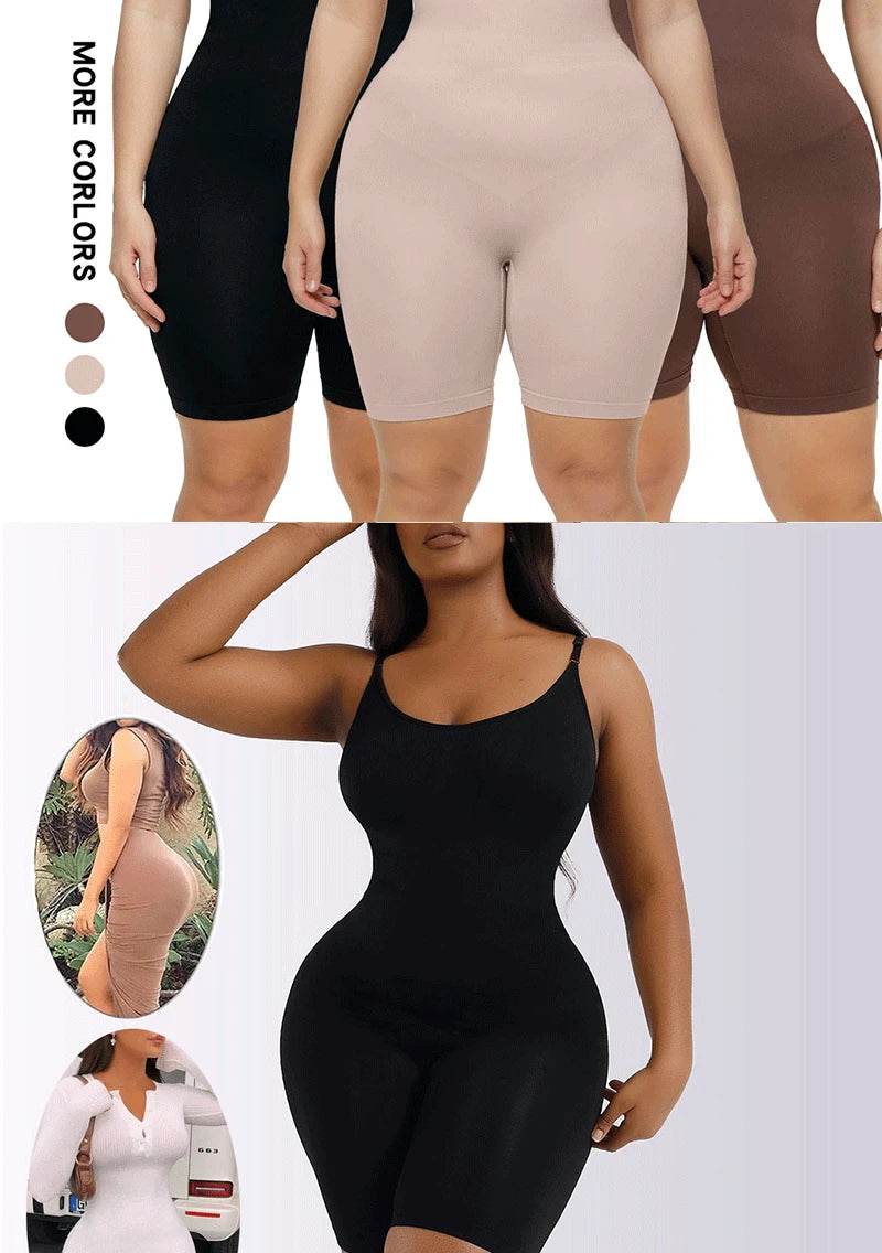 Shapewear Stree jumpsuit Women Tummy Control full Body Shaper Bodysuit Reducing and Shaping Girdles - FLORANZANI- Beauté & Santé