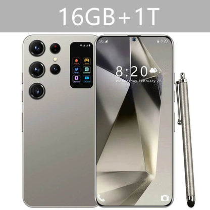 2025 S24 Ultra Original 5G Smartphone 7.3HD Cellphones Dual SIM Card Cell Phone 7800mAh Android 14 Global Version Mobile Phones - FLORANZANI- Beauté & Santé