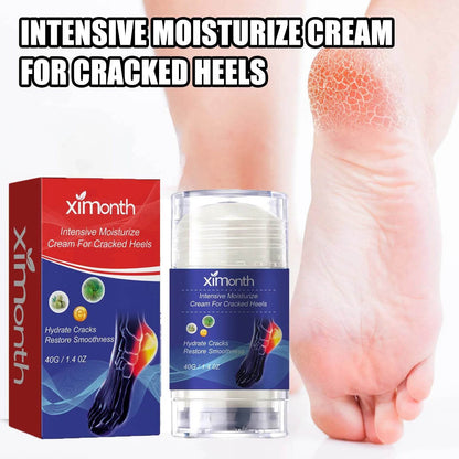 Heel Foot Cream Hydrating Feet Heel Gentle Exfoliation Moisturizing Softening Foot Skin Anti Cracking Dry Peeling Foot Care Crea - FLORANZANI- Beauté & Santé