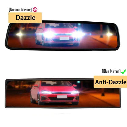 Universal Anti glare Wide Angle Convex Rearview Mirror Car Interior Rear View Child Seat Blue Sun Visor Goggle Safety - FLORANZANI- Beauté & Santé