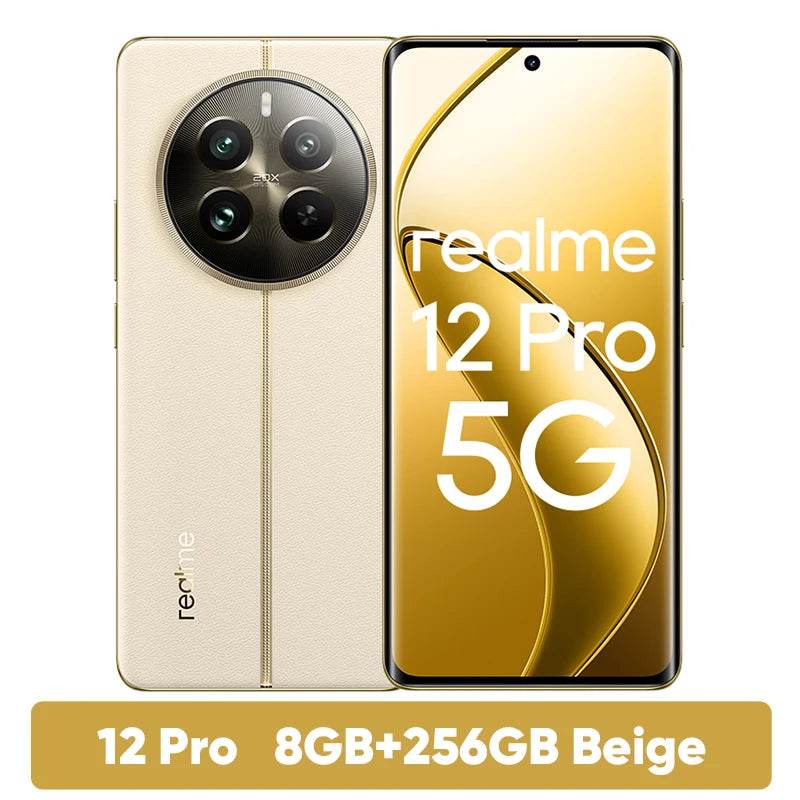 [World Premiere] realme 12 Pro 5G Smartphone 32MP Telephoto Portrait Camera Sony IMX882 OIS Camera Snapdragon® 6 Gen 1 Processor - FLORANZANI- Beauté & Santé