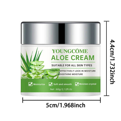 Aloe Vera Deep moisturizing cream, effectively locks in moisture and sooth skin, suitable for all skinall skin types, men and wo - FLORANZANI- Beauté & Santé