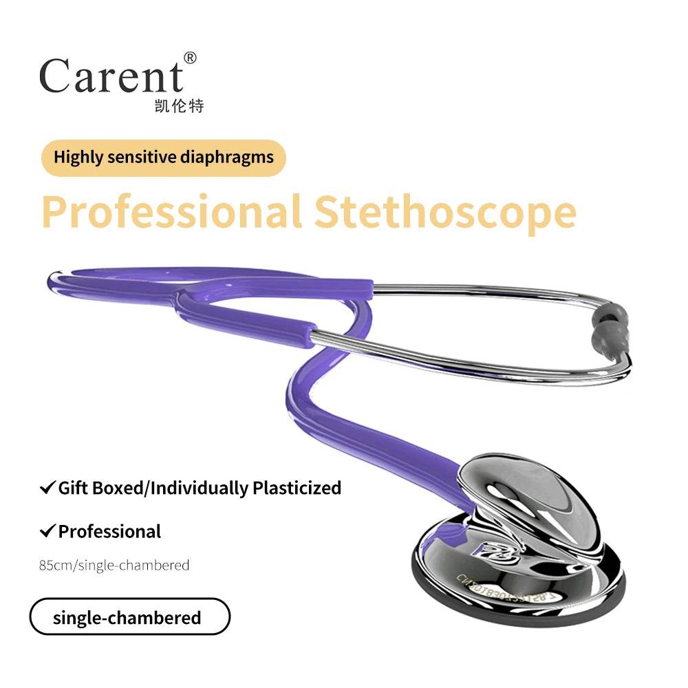 Carent Professional Universal Medical Stethoscopes Cardiology Stethoscope Dual Fetal Heart Multifunctional Medical Health Care - FLORANZANI- Beauté & Santé