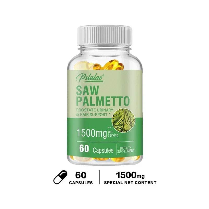 Premium Saw Palmetto - Promotes Male Prostate Health, Prevents Hair Loss, Relieves Frequent Urination, and Promotes Vitality - FLORANZANI- Beauté & Santé