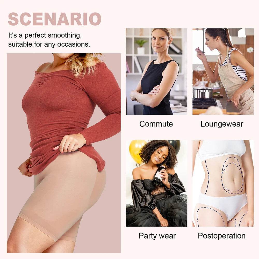 Colombianas Seamless Women Sculpting Bodysuit Push Up Butt Lifter Thigh Slimmer Slimming Underwear Body Shaper Shapewear - FLORANZANI- Beauté & Santé