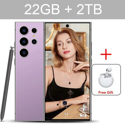 New S24 Ultra 7.3HD Cellphones Global Version 4G 5G Original Smartphone Android 14 Cell Phone Snapdragon 8 gen 3 Mobile Phones - FLORANZANI- Beauté & Santé