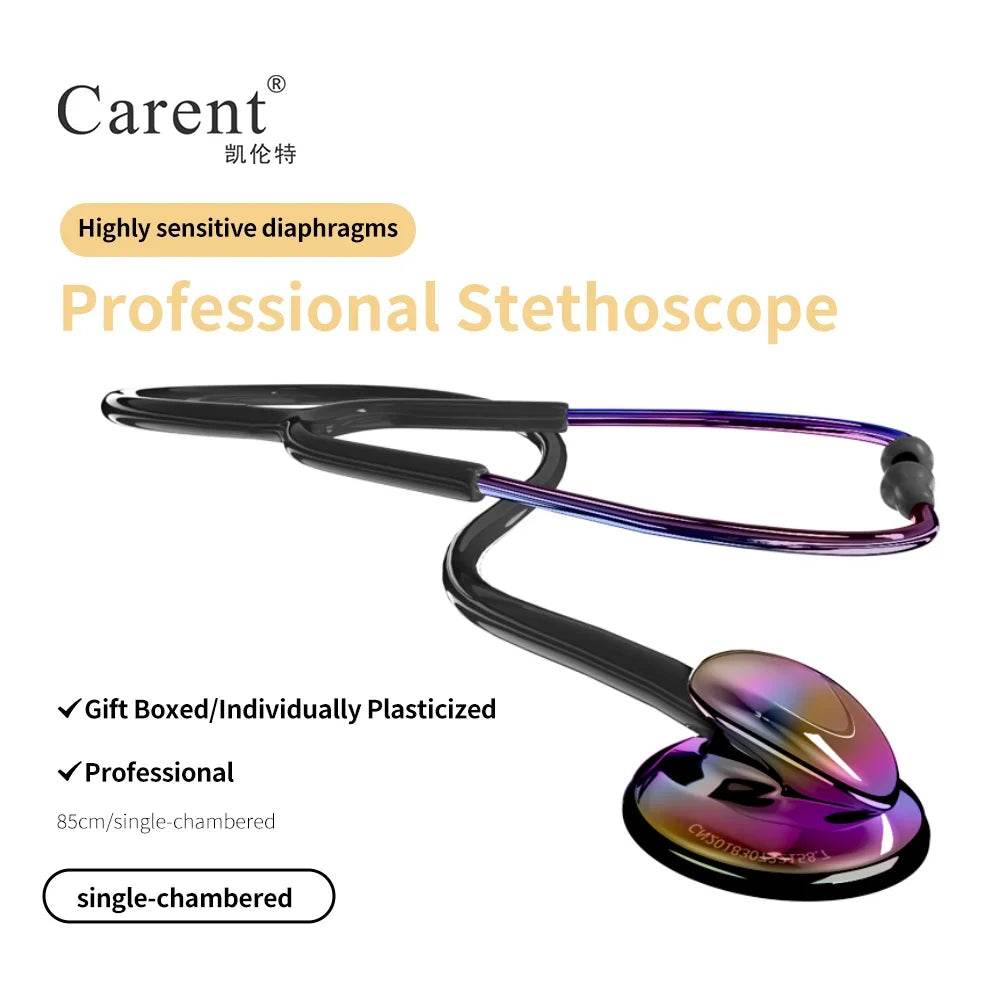 Carent Professional Universal Medical Stethoscopes Cardiology Stethoscope Dual Fetal Heart Multifunctional Medical Health Care - FLORANZANI- Beauté & Santé