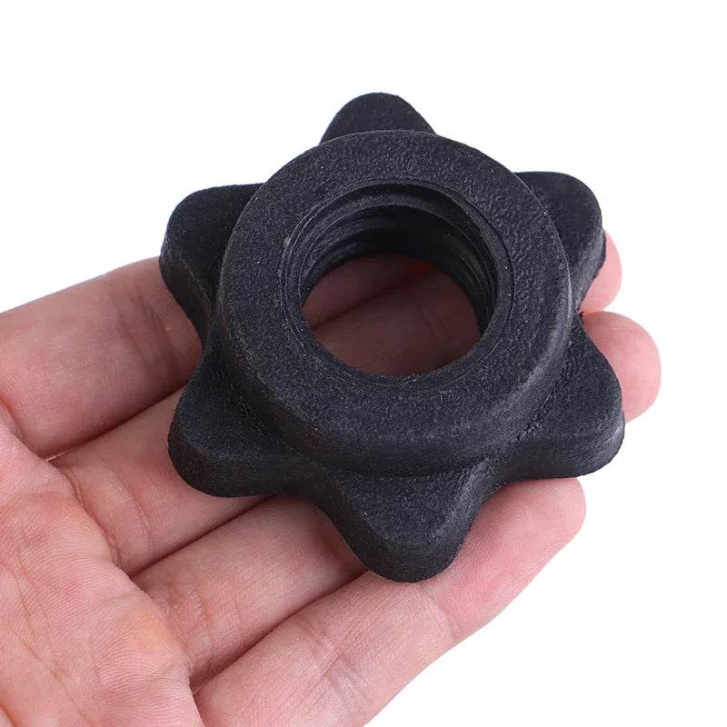 1 Pc Dumbbell Hex Nut Dumbbell Rod Nut Spinlock Collars for Barbells Bars Training Sports Gym Equipment Accessories - FLORANZANI- Beauté & Santé