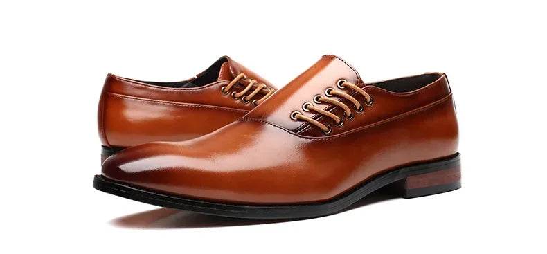 Business Dress Men Shoes Square Toe Leather Party Wedding Shoes Men Quality Gentleman Shoess 48 Casual Man Office Shoes 2024 - FLORANZANI- Beauté & Santé