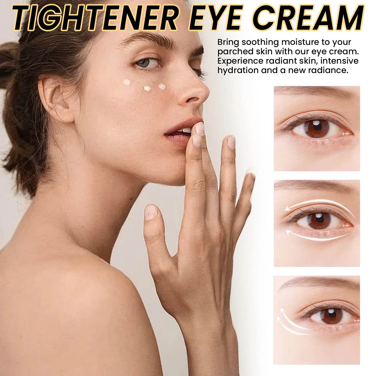 Instant Eye Wrinkle Removal Eye Cream Anti Aging Lifting Firming Eye Cream Moisturizing Dark Circle Remover Eye Care Cosmetics - FLORANZANI- Beauté & Santé