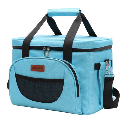 16/28L 40 Cans Cooler Handbag with Strap Picnic Bag Sac Isotherme Insulated Bag for Ice Beer Meal Container Lunch Bag DENUONISS - FLORANZANI- Beauté & Santé