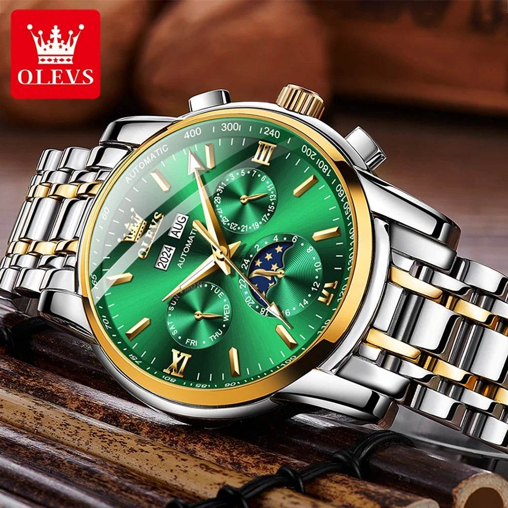 OLEVS Couple Watch Valentines Matching Watches His and Her Couple Set Wrist Watch Men and Women Lovers Wedding Romantic gifts - FLORANZANI- Beauté & Santé