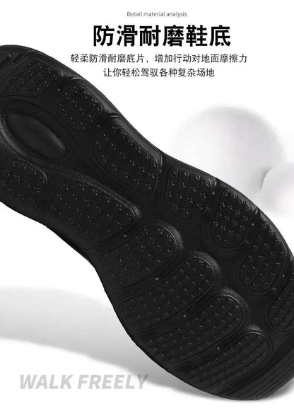 Men Running Shoes Breathable Outdoor Sport Sneakers Air Mesh Gym Elastic Knitting Vamp Tennis Shoes Zapatillas De Deporte - FLORANZANI- Beauté & Santé