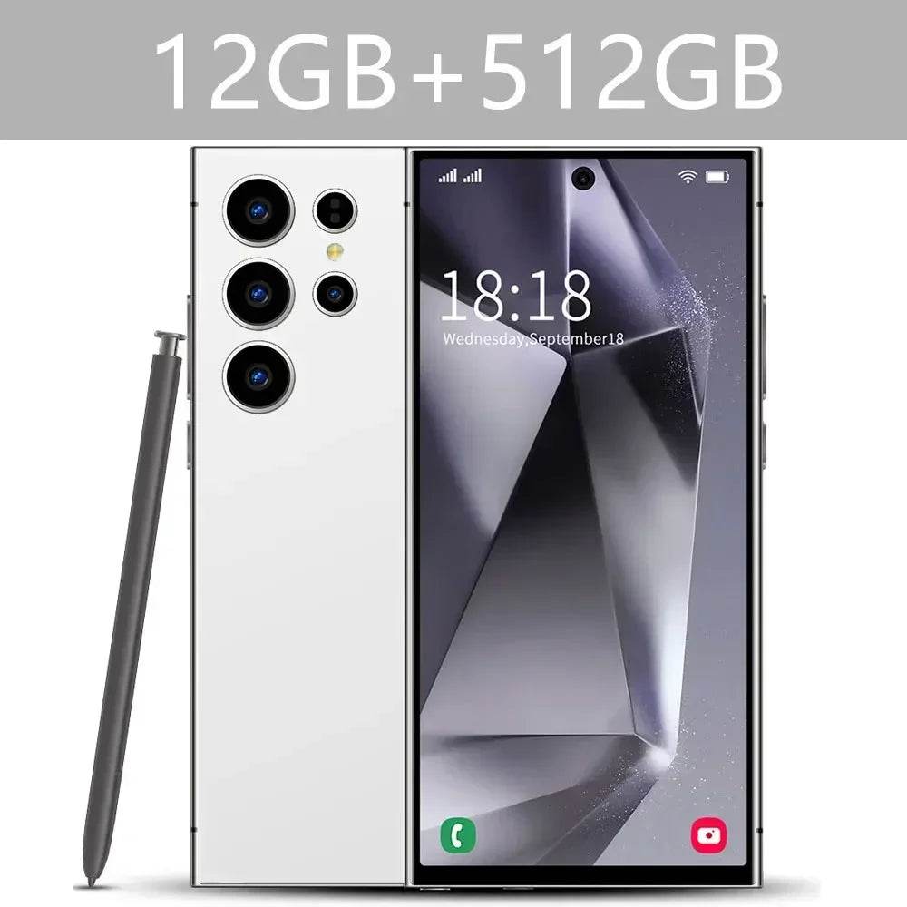 New S24 Ultra 7.3HD Cellphones Global Version 4G 5G Original Smartphone Android 14 Cell Phone Snapdragon 8 gen 3 Mobile Phones - FLORANZANI- Beauté & Santé