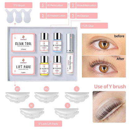 Dropshipping ICONSIGN Lash Lift Kit Lifiting Eyelash Eyelash Enhancer Eyelash Lifting Kit Lash Perm Eye Makeup Can Do Your Logo - FLORANZANI- Beauté & Santé