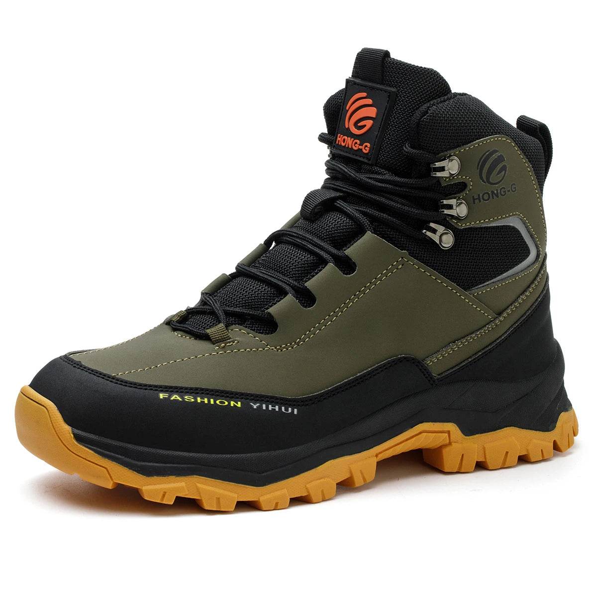 Rotary Buckle Men Work Boots Safety Steel Toe Safety Shoes Indestructible Shoes Anti-smash Puncture-Proof Work Shoes 38-47 - FLORANZANI- Beauté & Santé