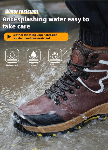 Protection Safety Shoes Anti-puncture Work Hiker Boots Slip Resistant Steel Toe Wear Resistant Indestructible Safety Shoes - FLORANZANI- Beauté & Santé