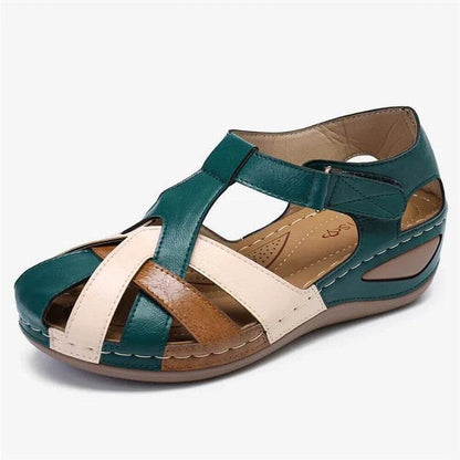 Women's Sandals Soft Wedge Heels Sandals 2025 Summer Shoes Woman Low Platform Sandalias De Mujer Mix Color Summer Sandals Female - FLORANZANI- Beauté & Santé