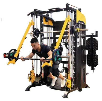 mutli function station barbell rack commercial gym equipment fitness equipment smith machine strength training/fitness/gym - FLORANZANI- Beauté & Santé