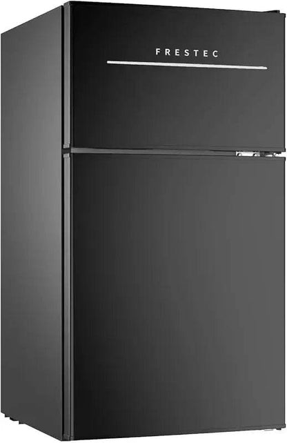 QW3.0 Cu.Ft Compact Refrigerator with 2 Doors,Mini Fridge with Freezer,37dB Quiet,7-Settings Mechanical Thermostat,LED Lights, - FLORANZANI- Beauté & Santé