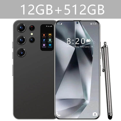 2025 S24 Ultra Original 5G Smartphone 7.3HD Cellphones Dual SIM Card Cell Phone 7800mAh Android 14 Global Version Mobile Phones - FLORANZANI- Beauté & Santé