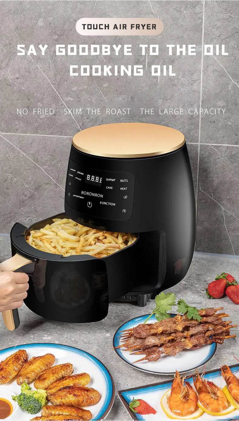 6L Air fryer Multi-functional intelligent touch screen oven Large capacity Electro mechanical deep fryer for home airfryer - FLORANZANI- Beauté & Santé