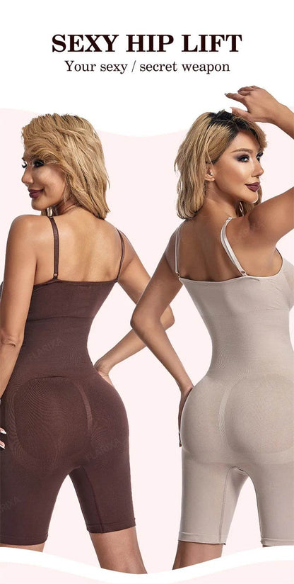 Flarixa Seamless Shapewear Full Body Shaper Hip and Tummy Control Women Comfortable Slimming Bodysuit Faja Plus Size Jumpsuits - FLORANZANI- Beauté & Santé