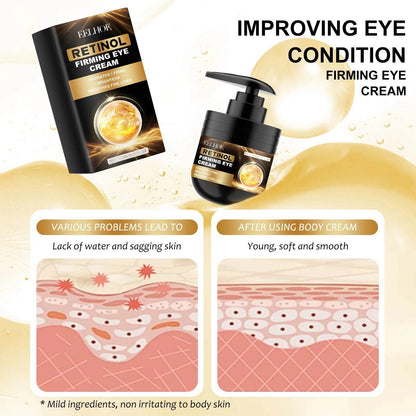 Retinol Firming Eye Cream Reduce Fine Lines & Crow's Feet Fade Dark Circles Nourish Moisturize Skin Eye Anti-aging Essence Cream - FLORANZANI- Beauté & Santé