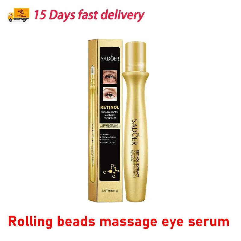 Snail Anti-Aging Face Cream Collagen Firming Fade Fine Lines Eye Massage Roller Anti Wrinkles Eye Bags Korean Skin Care Product - FLORANZANI- Beauté & Santé