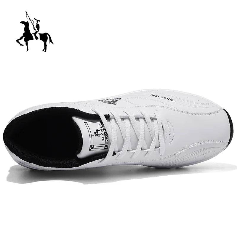 Men Shoes Casual Leather for Man Breathable Daily Walking Sneakers Non Slip Formal Leisure Shoes - FLORANZANI- Beauté & Santé