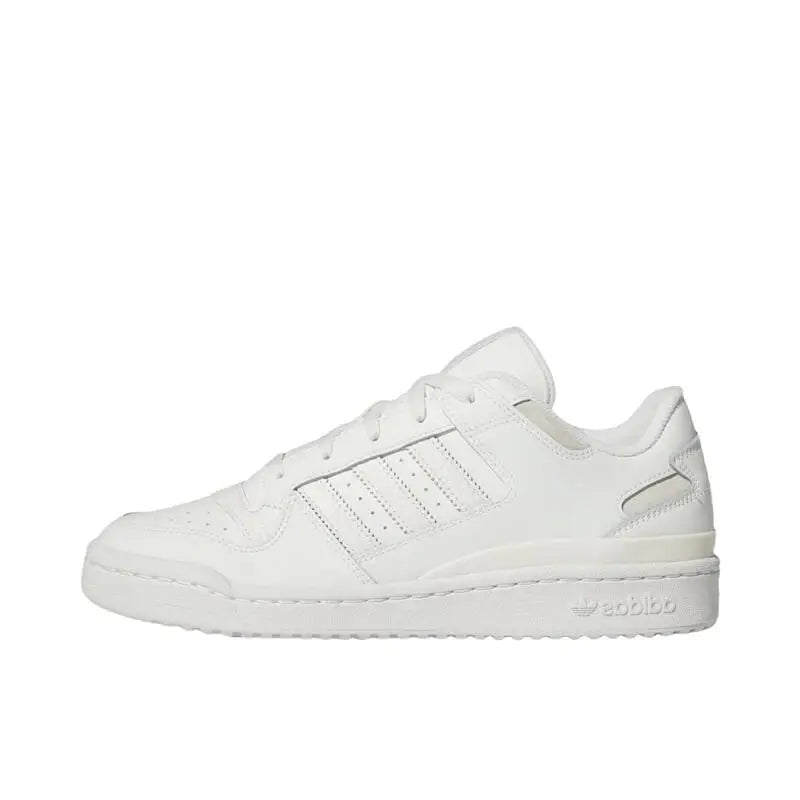 Adidas Forum Men's and Women's Casual Retro Low Cut Wear-resistant Versatile Sports Skateboarding Shoes