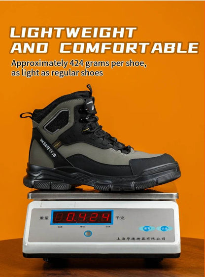 Indestructible Safety Shoes Anti-puncture Work Hiker Boots Anti Shock High Top Sneakers Security Protective Shoes for Men - FLORANZANI- Beauté & Santé