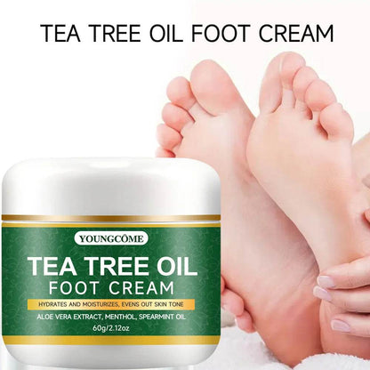 Foot moisturizer with aloe vera and tea tree oil to deeply nourish the skin, for dry and rough skin, daily hand and foot care - FLORANZANI- Beauté & Santé