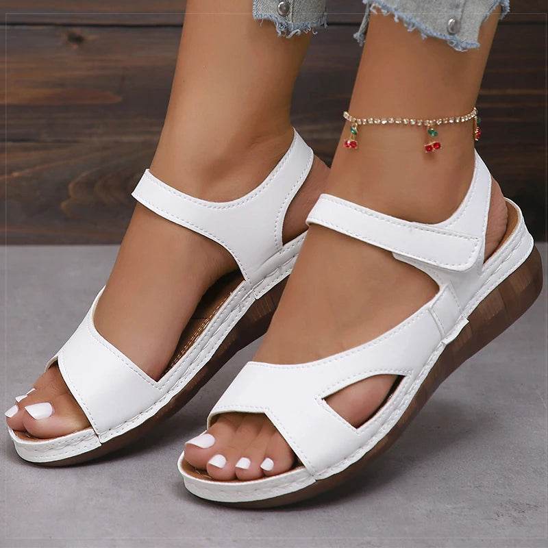 Women's Sandals Casual Summer Shoes Woman 2025 Summer Sandals Low Heels Sandalias De Mujer Comfortable Wedges Footwear Women - FLORANZANI- Beauté & Santé