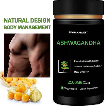 Original Ashwagandha Tablet Pen-is Enlargement Energy Supplement Anti-oxidation,Enhance Immunity,E-rection Capsules for Men - FLORANZANI- Beauté & Santé