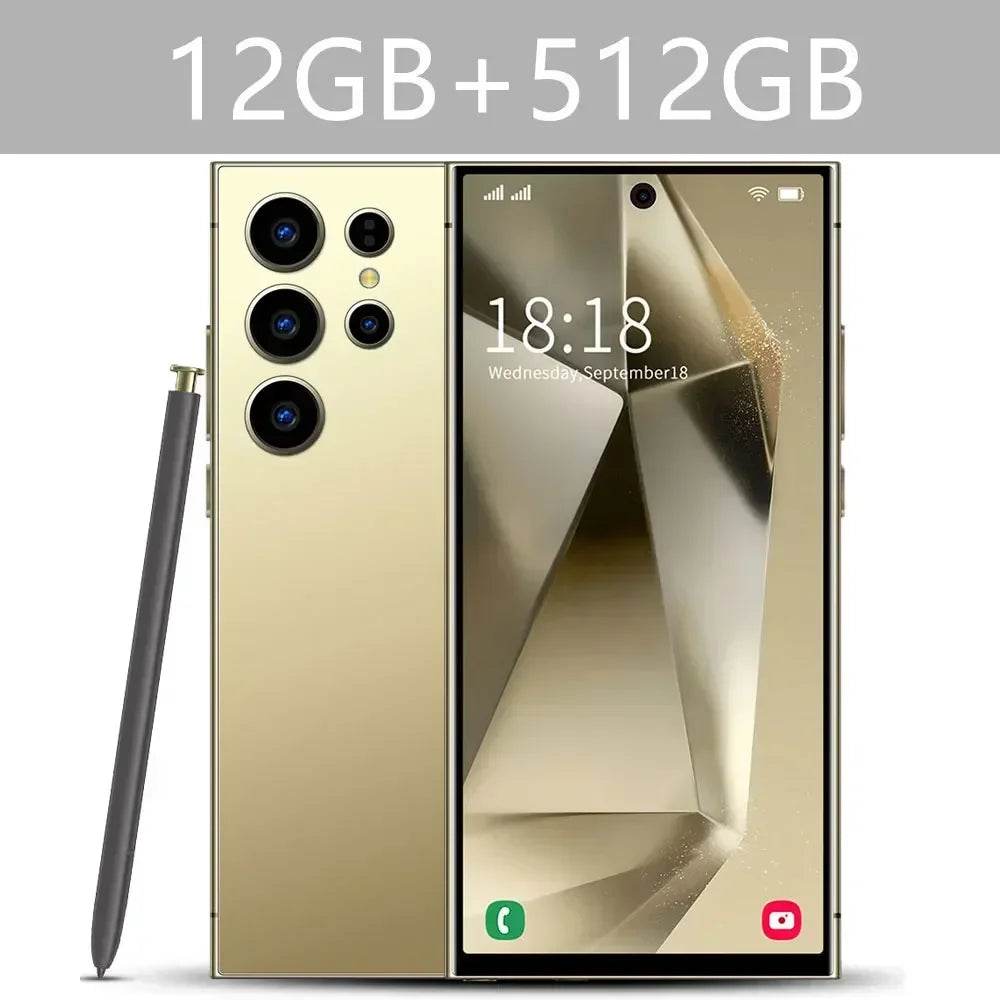 New S24 Ultra 7.3HD Cellphones Global Version 4G 5G Original Smartphone Android 14 Cell Phone Snapdragon 8 gen 3 Mobile Phones - FLORANZANI- Beauté & Santé